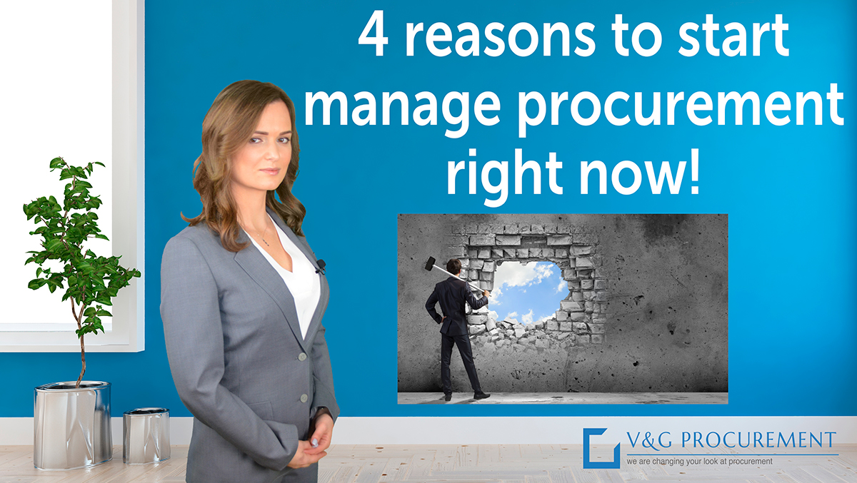 4 reasons to start manage procurement right now!